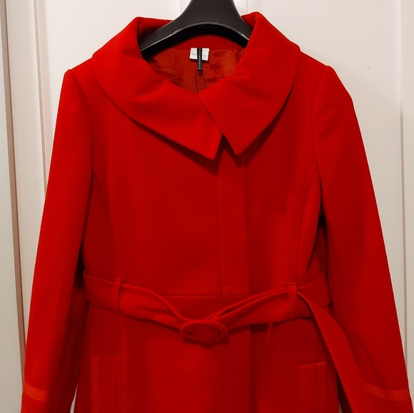 Wool-blend Naf Naf Coat - Picture 2 of 6